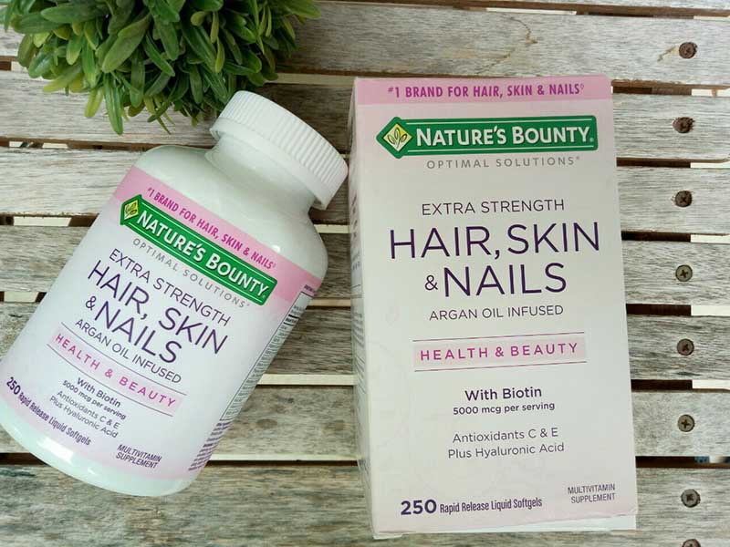 Hair Skin Nail Nature's Bounty là sản phẩm của thương hiệu nổi tiếng của Mỹ