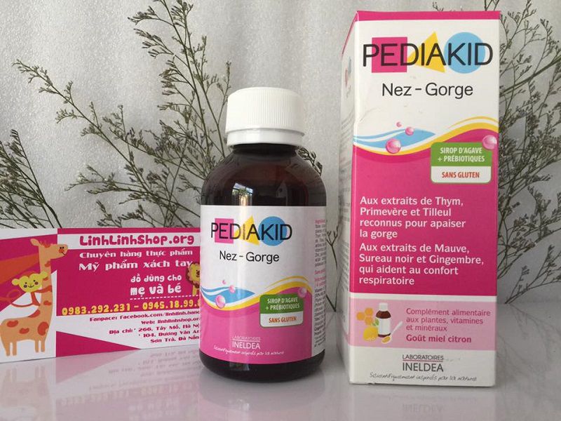 PediaKid Nez Gorge dành cho các bé bị viêm họng