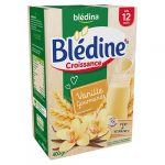 Bột ngũ cốc bledina vị vani 12m, bột pha sữa bledina