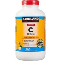 Viên nhai bổ sung vitamin C Kirkland 500mg