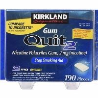 Kẹo cai thuốc lá Kirkland Signature Quit 2 Gum Ice Mint