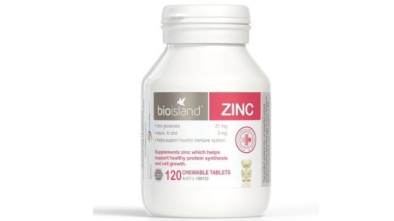 Bio Island Zinc giúp bổ sung kẽm cho trẻ nhỏ
