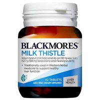 Viên uống Blackmores Milk Thistle từ Úc thải độc gan hiệu quả