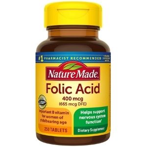 Viên uống bổ sung Folic Acid 400mcg