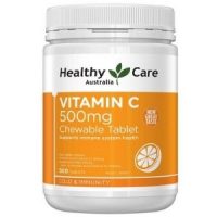 Healthy Care Vitamin C 500mg – Viên nhai hộp 500 viên Úc