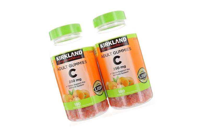 Kirkland Adult Gummies C 250mg - kẹo dẻo bổ sung Vitamin C cho người lớn