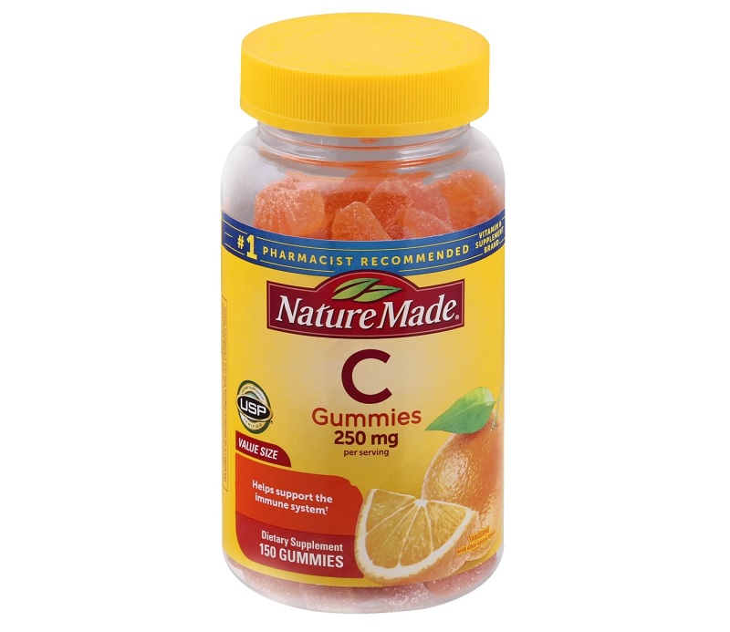 Nature Made Adult Gummies Vitamin C có hương vị trái cây thơm ngon
