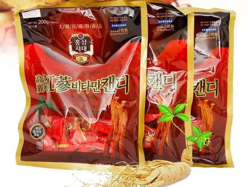 Kẹo sâm vitamin Hàn Quốc là một trong những loại kẹo sâm Hàn Quốc tốt cho sức khỏe được yêu thích nhất