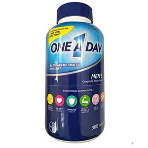 Viên uống vitamin tổng hợp cho nam - One a day Men's Multivitamin 300 viên