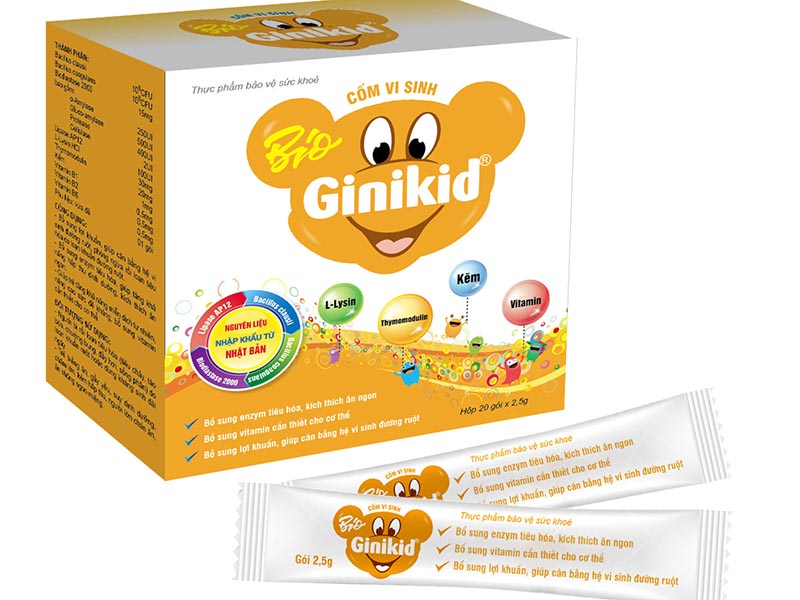 Ginikid được sản xuất bởi công ty TNHH Dược phẩm Mê Linh
