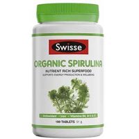 Viên uống chiết xuất tảo xoắn hữu cơ Swisse Organic Spirulina