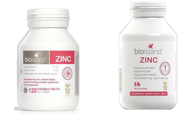 Bioisland ZinC là dòng thực phẩm chức năng giúp bổ sung kẽm cho cơ thể trẻ nhỏ