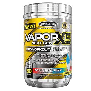 Sữa bổ sung năng lượng VaporX5 Next Gen Pre-Workout ICY Rocket Freeze 532g