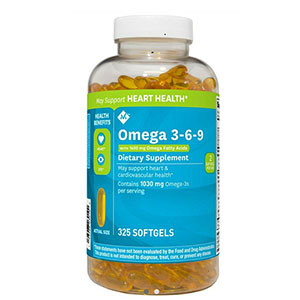 Viên uống dầu cá Member’s Mark Omega 3-6-9 Supports Heart Health 325 viên