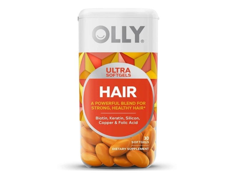 Olly Hair Ultra 30 Softgels giúp bổ sung dưỡng chất cho tóc, ngăn chặn tình trạng tóc khô xơ