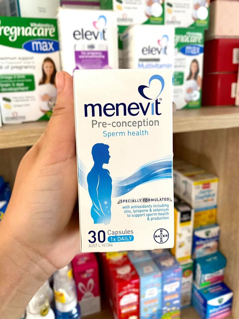 Viên uống hỗ trợ cải thiện chất lượng tinh trùng Menevit