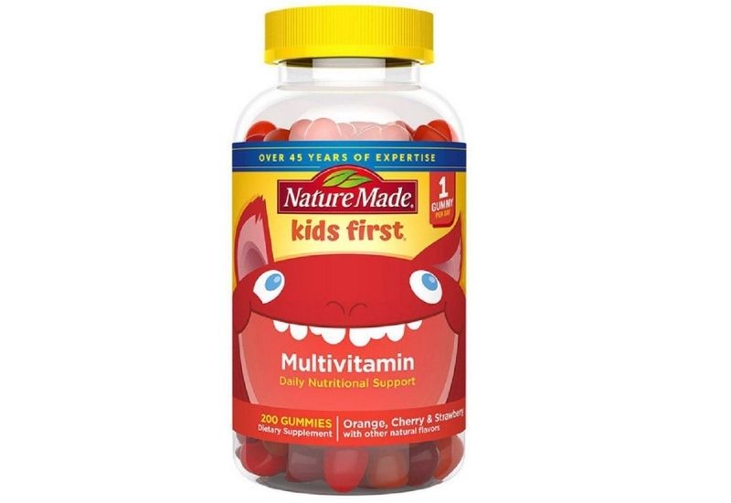 Nature Made kẹo dẻo Kids First Multivitamin Gummies bổ sung dinh dưỡng
