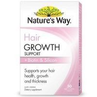 Nature’s Way Hair Growth Support + Biotin & Silicon 30 viên