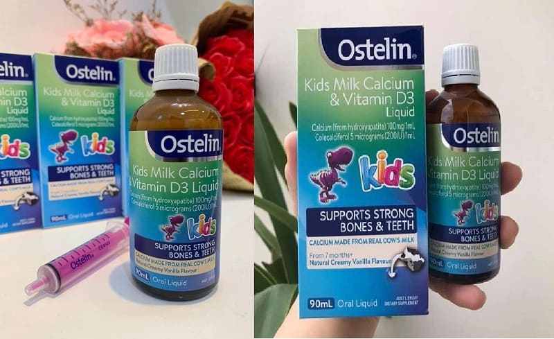 Ostelin Kids Canxi & Vitamin D3 phù hợp cho các bé từ 2 tuổi trở lên