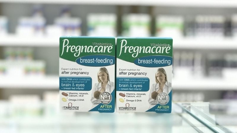 Viên uống vitamin tổng hợp cho mẹ sau sinh Pregnacare Breast