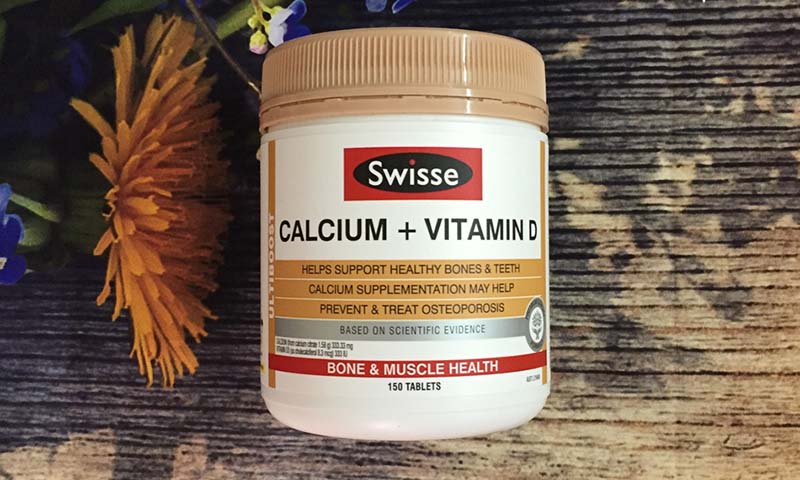 Swisse Calcium + Vitamin D hỗ trợ tăng chiều cao