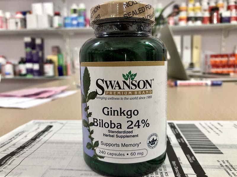 Viên bổ sung Swanson Ginkgo Biloba 24%