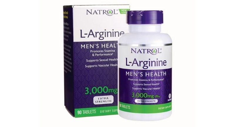Natrol L-Arginine men’s health là sản phẩm nổi tiếng của Mỹ trong quá trình tăng cường sinh lý cho nam