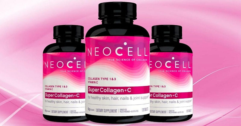 Viên uống NeoCell Super Collagen + C with Biotin xuất xứ từ Mỹ