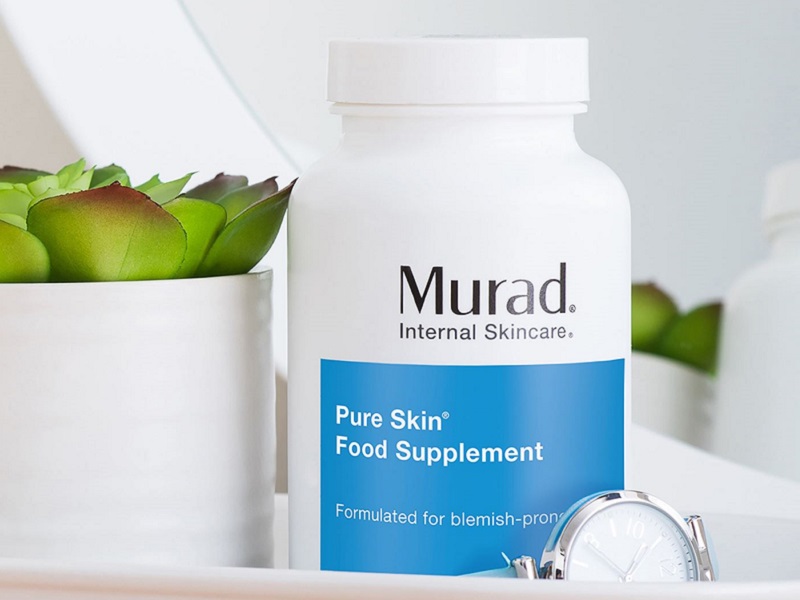 Viên uống Murad là sản phẩm hỗ trợ chăm sóc da mặt mụn