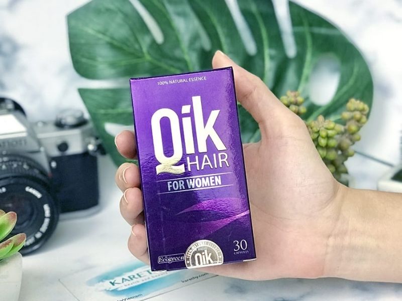 Chăm sóc tóc mỏng và yếu bằng sản phẩm Qik Hair For Women
