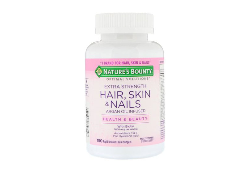 Viên uống Hair Skin Nail Nature’s Bounty là sản phẩm tuyệt vời giúp mái tóc tóc bạn trở nên dày và bóng hơn