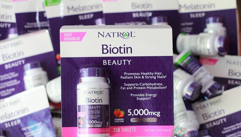 Viên ngậm Natrol Biotin có chức năng chính là hỗ trợ mọc tóc phòng bệnh trên da đầu