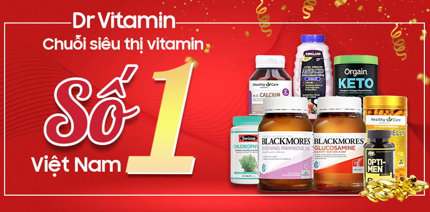 DrVitamin - Chuỗi siêu thị vitamin và thực phẩm bảo vệ sức khỏe số 1 Việt Nam