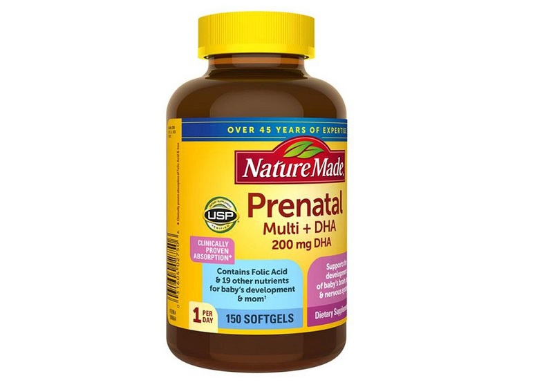 Vitamin A cho bà bầu Nature Made Prenatal Multi +DHA