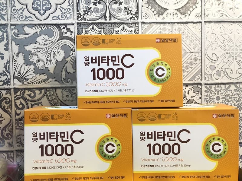 Vitamin C 1000mg Hàn Quốc dạng vỉ