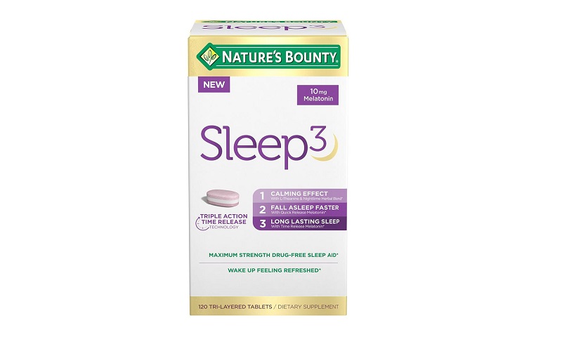 Nature’s Bounty Sleep 3 - Viên uống hỗ trợ chống mất ngủ của Mỹ