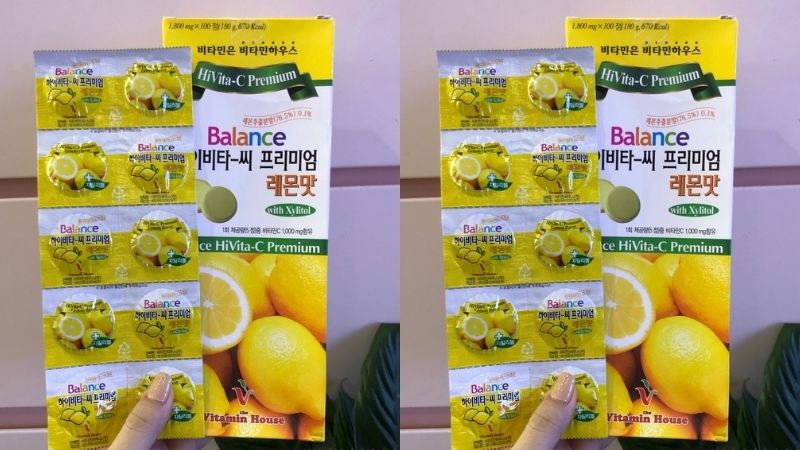 Viên ngậm vitamin C Hàn Quốc Balance
