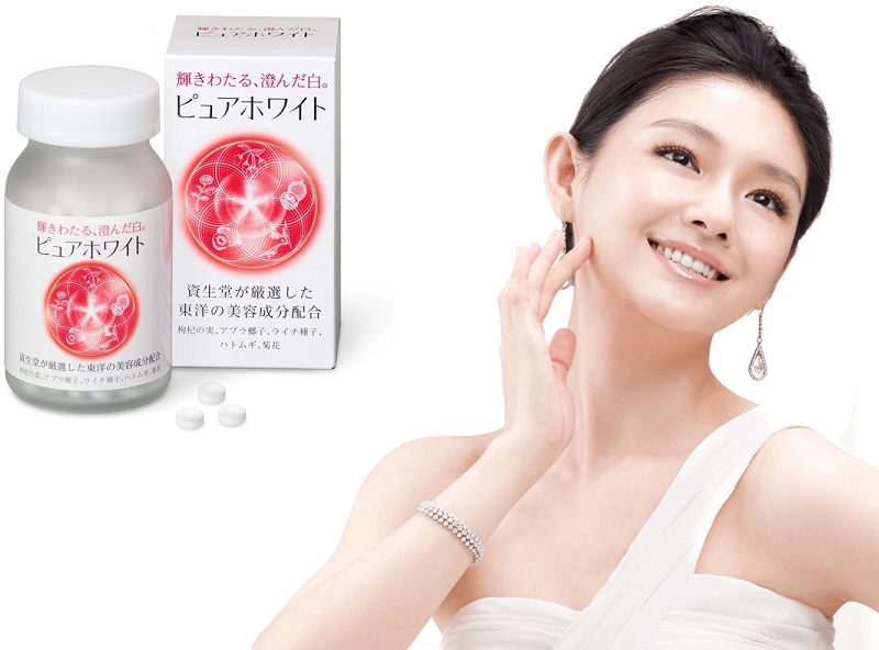 Viên uống trắng da Shiseido Pure White C
