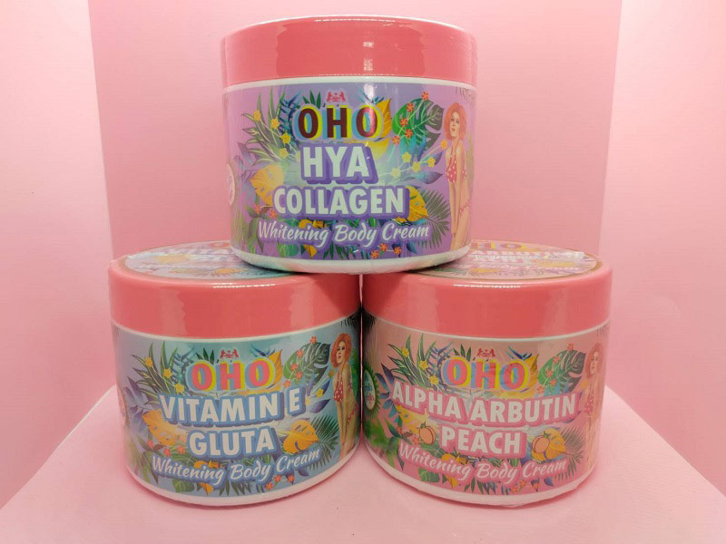3 dòng sản phẩm của OHO Whitening Body Cream