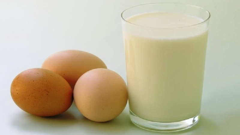 Làm trắng da bằng hỗn hợp sữa tươi trứng gà