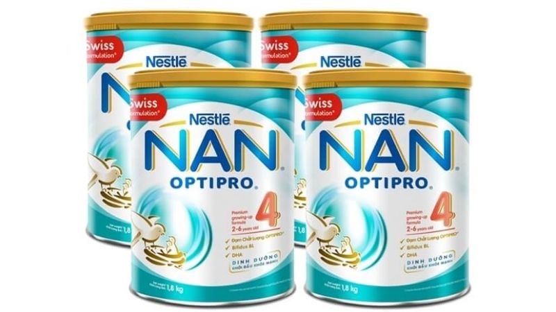 Nestlé NAN OPTIPRO 4 cũng rất nổi tiếng trên thị trường sữa hiện nay