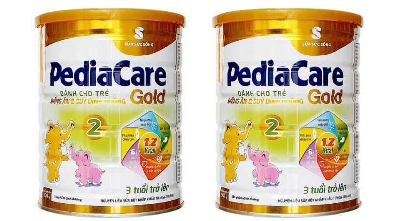 Pediacare cung cấp nhiều canxi và các vitamin khoáng chất