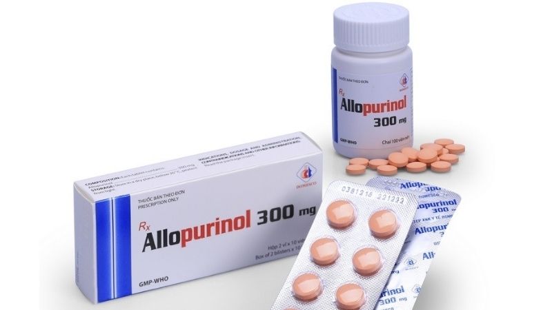 Người bệnh có thể được kê đơn sử dụng thuốc trị gout Allopurinol