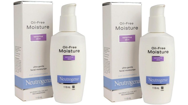 Kem dưỡng ẩm Neutrogena Oil Free Moisture Sensitive Skin giữ độ ẩm lên tới 12h
