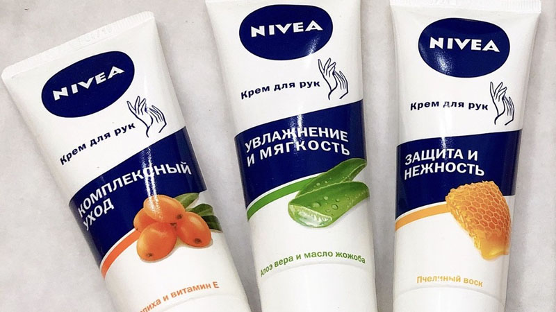 Nivea cũng là dòng kem dưỡng da tay khá hot của Nga