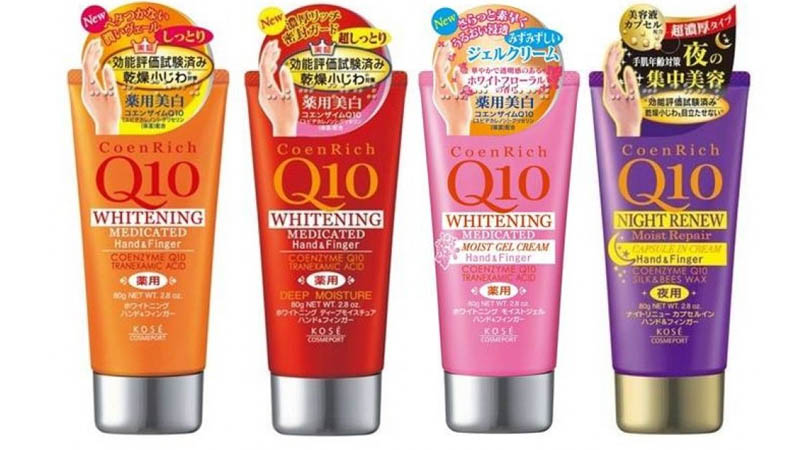 Q10 Kose là một trong những sản phẩm kem dưỡng da tay Nhật Bản bán chạy nhất hiện nay