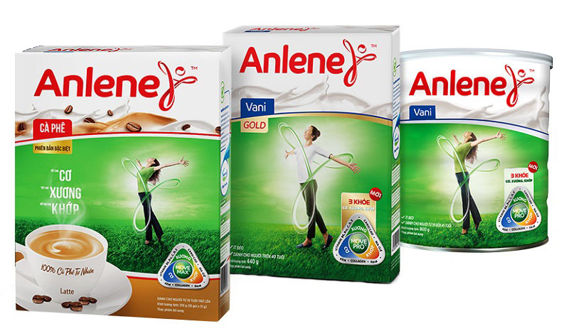 Anlene 3 khỏe Gold - Dòng sữa dành cho người đột quỵ, tai biến, loãng xương,...