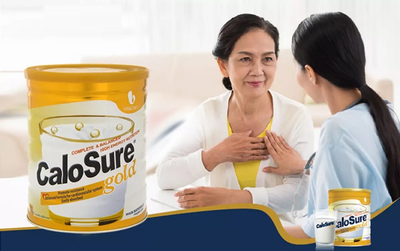 Calosure Gold - Dòng sữa dành cho người đột quỵ, bệnh tim, đái tháo đường,... 