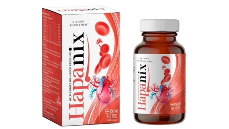 Sản phẩm Hapanix © là sản phẩm hỗ trợ điều hòa cao huyết áp