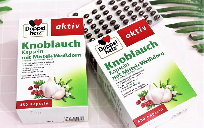 Viên chiết xuất tỏi Doppelherz Knoblauch là lựa chọn của nhiều người tiêu dùng Việt